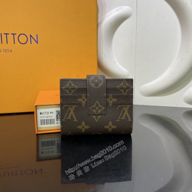 LV專櫃新款卡包 路易威登老花卡夾零錢包 M61731 LV多功能卡包  ydh4366